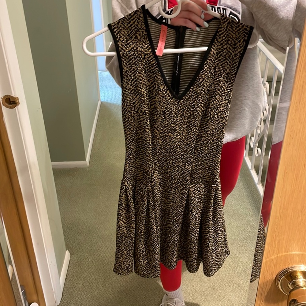 Black and Gold Dress